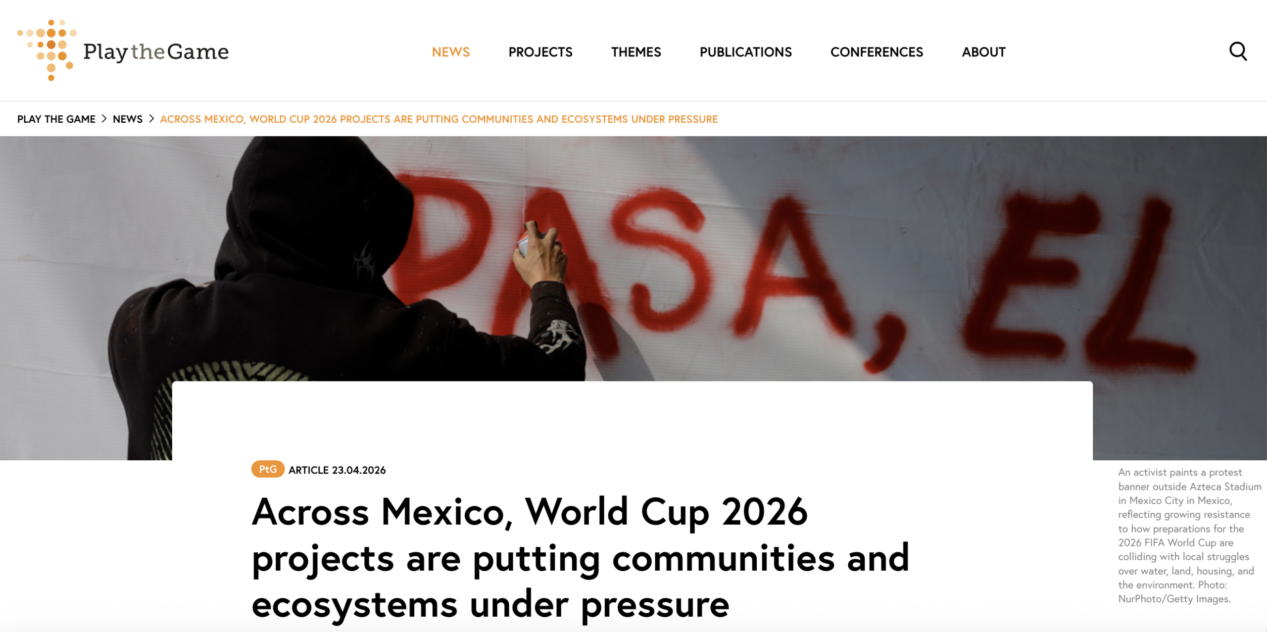 WCW Contributor Dr. Streule on Environment and Resource Struggles in Mexico