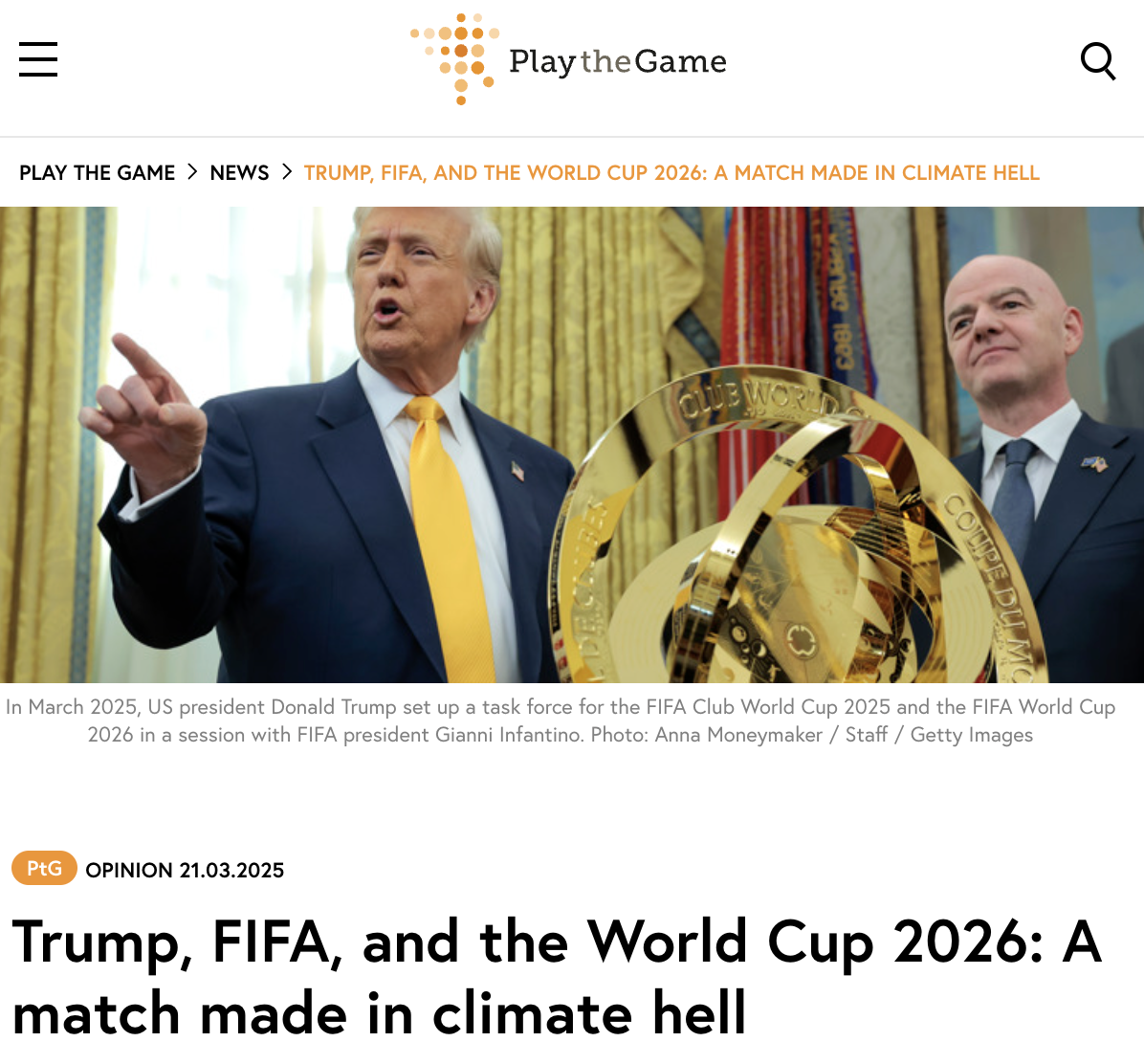 Trump and the Carbon Cost of FWC26