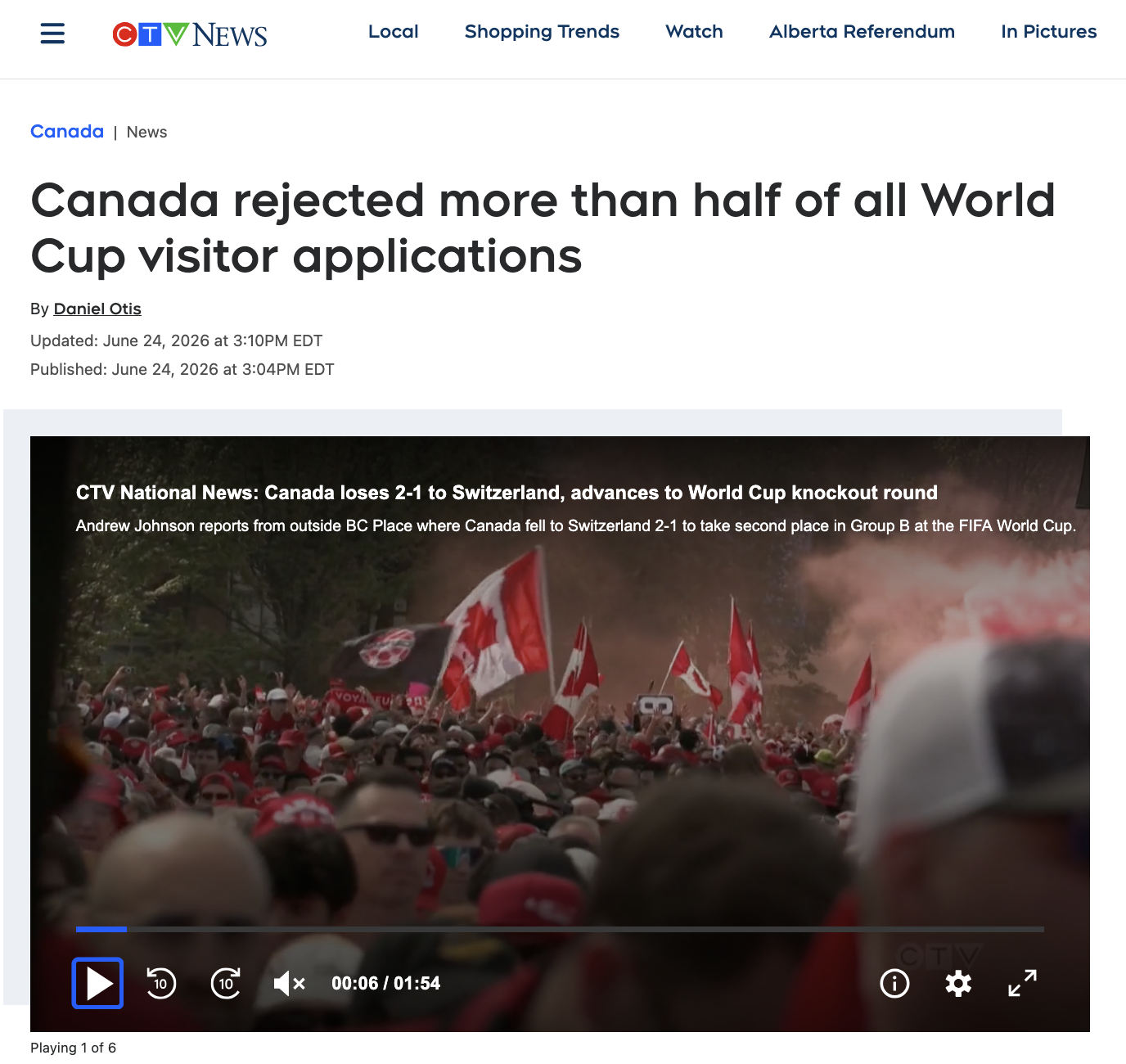 World Cup attendees from Africa, South Asia denied visas to Canada